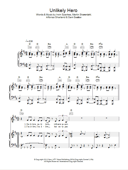 Learn to play The Hoosiers Unlikely Hero sheet music for Piano, Vocal & Guitar (Right-Hand Melody) in minutes. The Hoosiers Unlikely Hero sheet music notes and chords. Download Printable PDF.