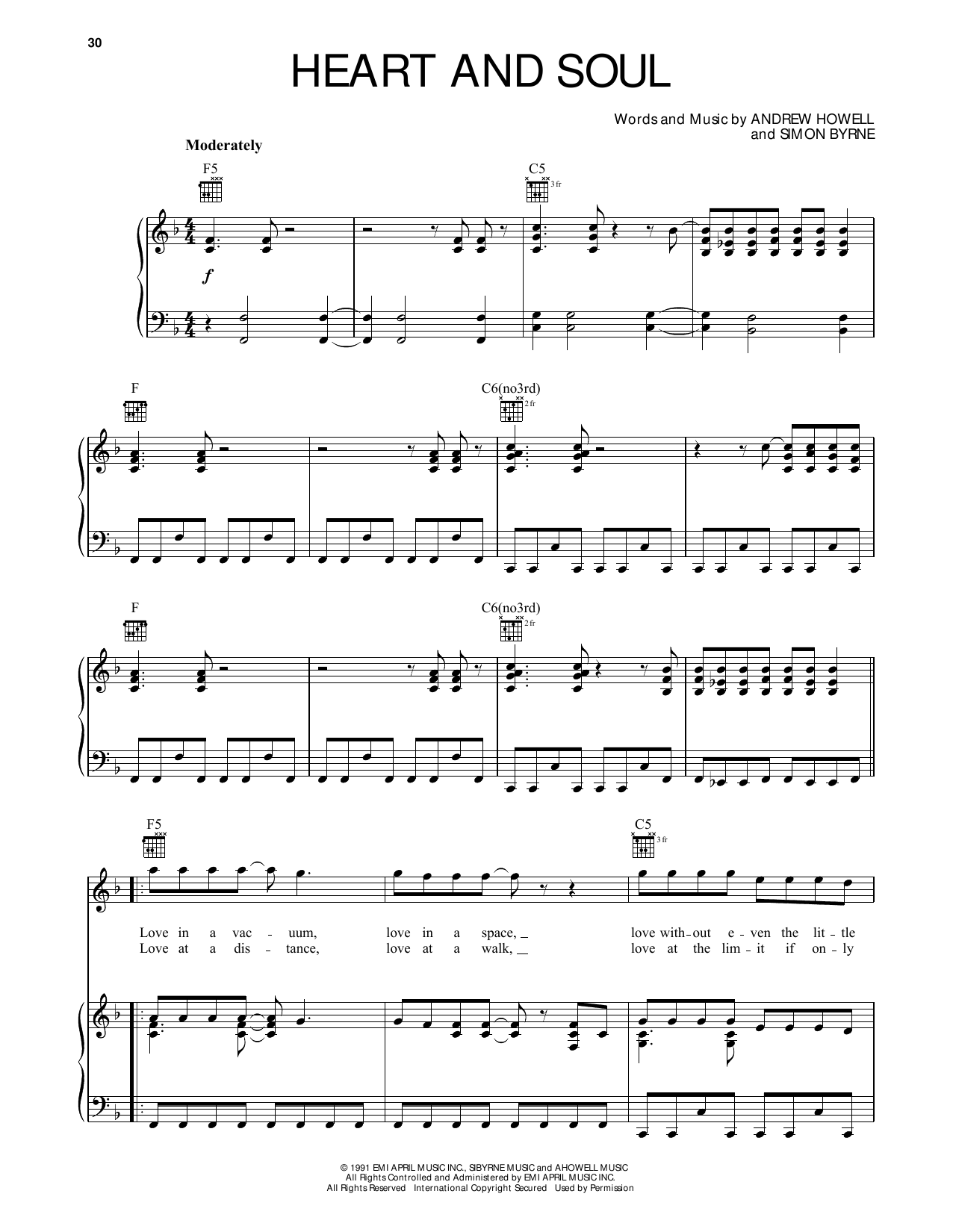 The Monkees Heart And Soul sheet music notes and chords. Download Printable PDF.