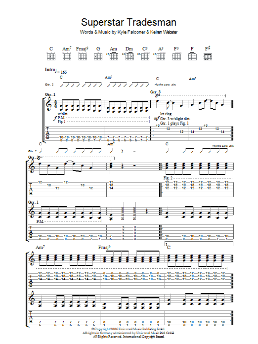 Learn to play The View Superstar Tradesman sheet music for Guitar Tab in minutes. The View Superstar Tradesman sheet music notes and chords. Download Printable PDF.