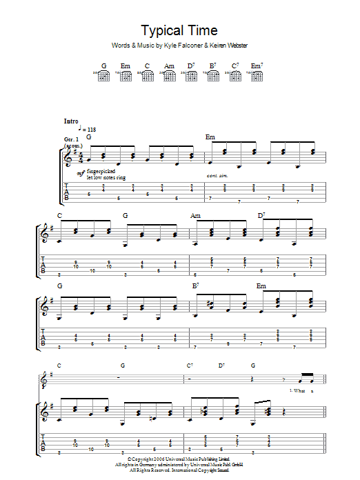 Learn to play The View Typical Time sheet music for Guitar Tab in minutes. The View Typical Time sheet music notes and chords. Download Printable PDF.