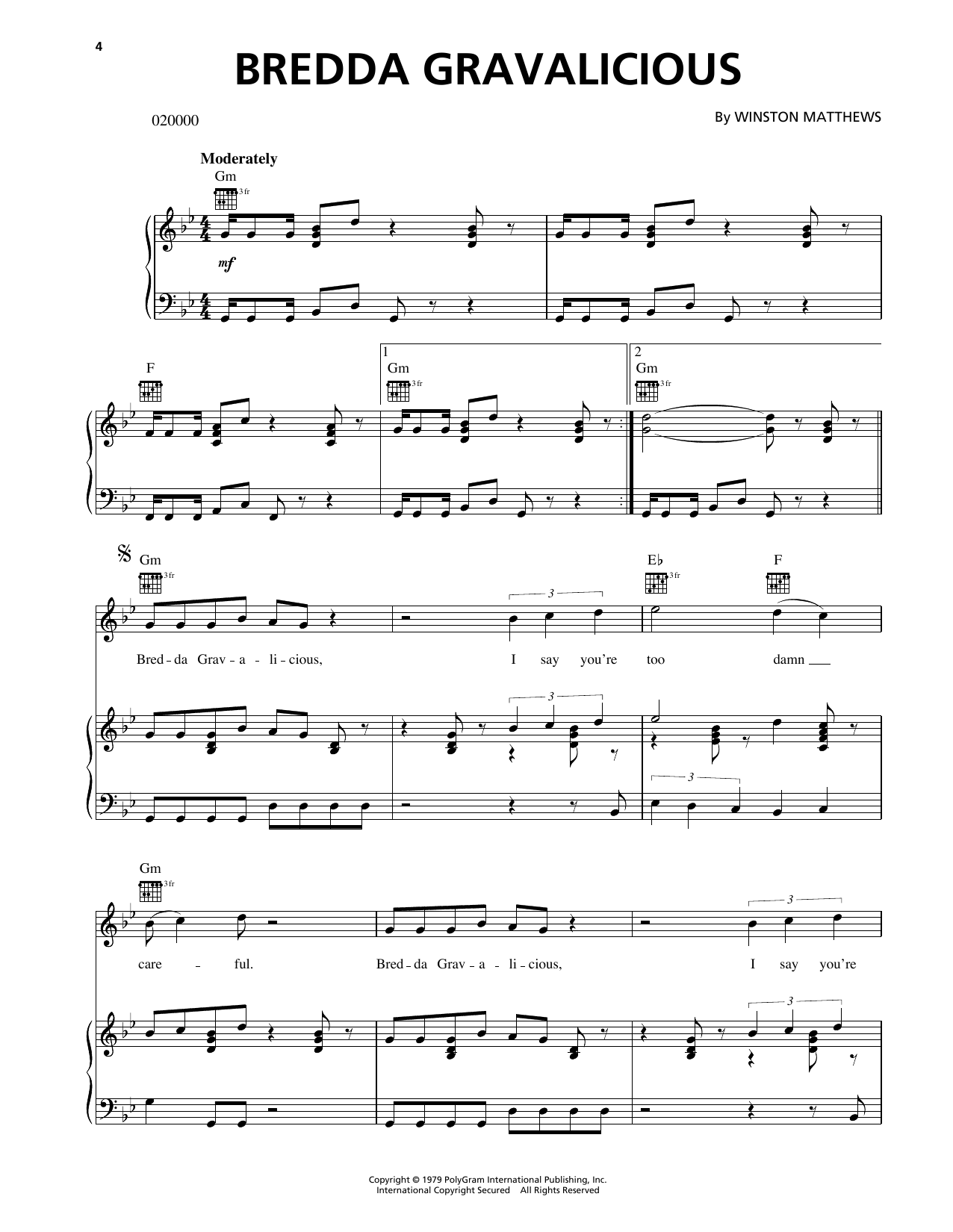 The Wailing Souls Bredda Gravalicious sheet music notes and chords. Download Printable PDF.