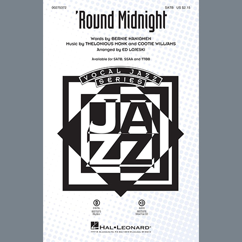 Thelonious Monk 'Round Midnight (arr. Ed Lojeski) Profile Image