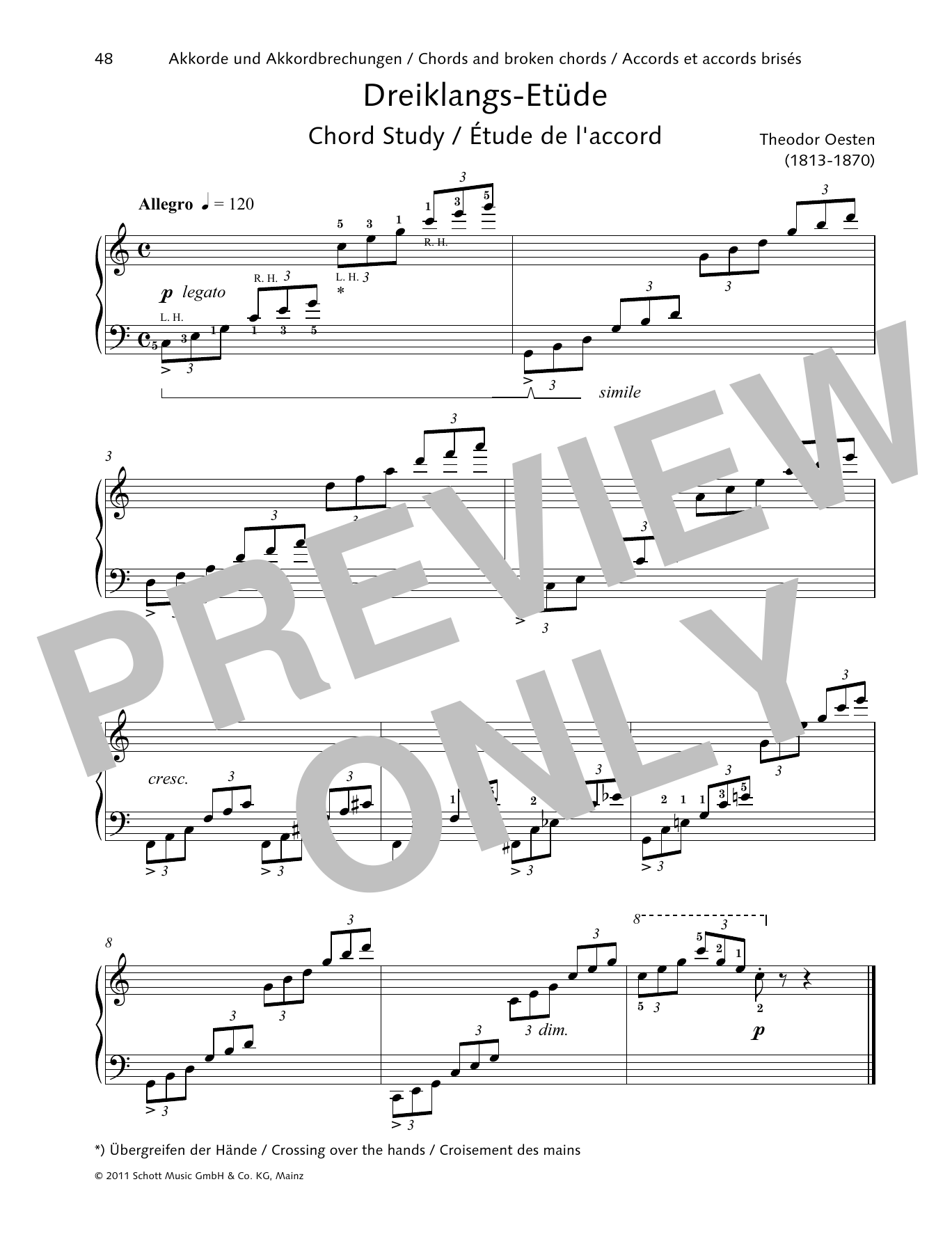 Learn to play Theodor Oesten Chord Study sheet music for Piano Solo in minutes. Price: 6.9900$ Theodor Oesten Chord Study sheet music notes and chords arranged for Piano Solo