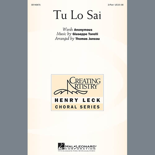 Giuseppe Torelli Tu Lo Sai (arr. Thomas Juneau) Profile Image