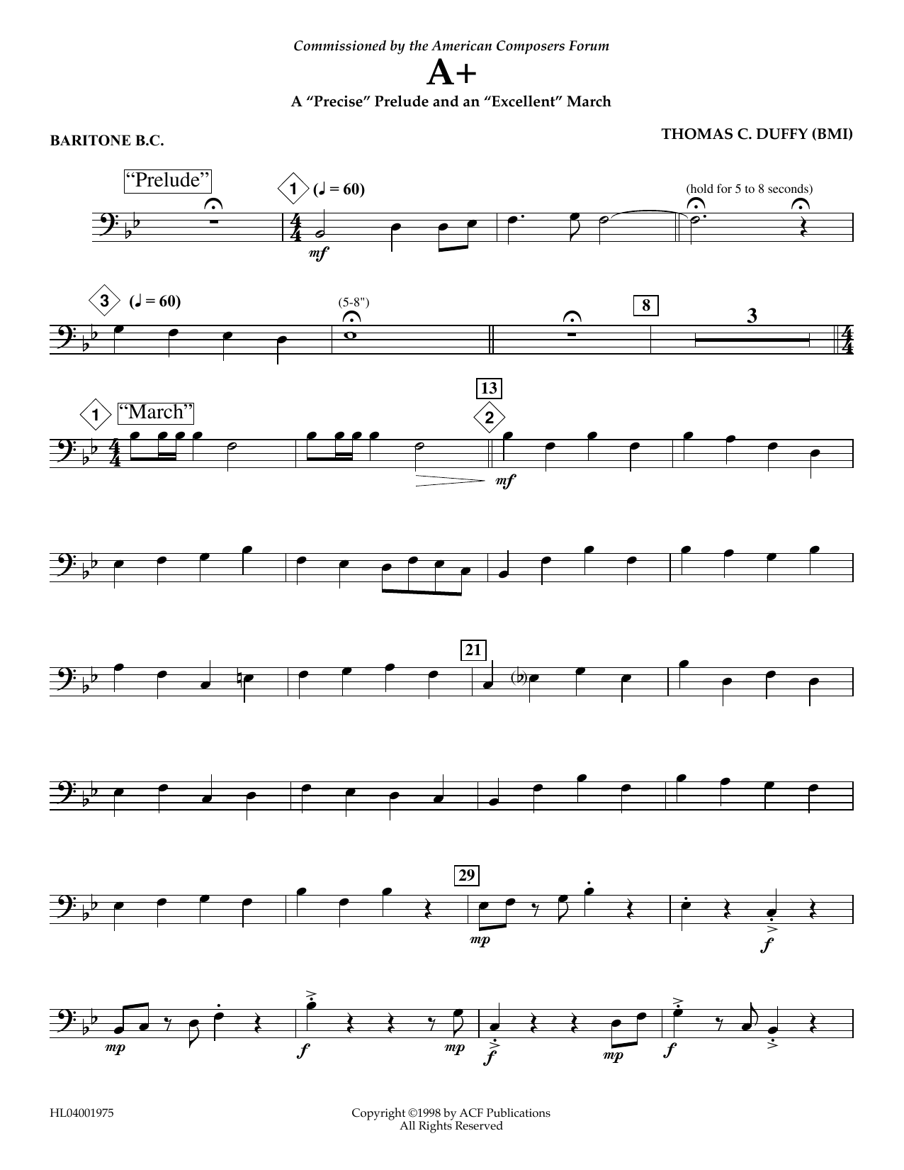 Learn to play Thomas Duffy A+: A Thomas Duffy A+: A