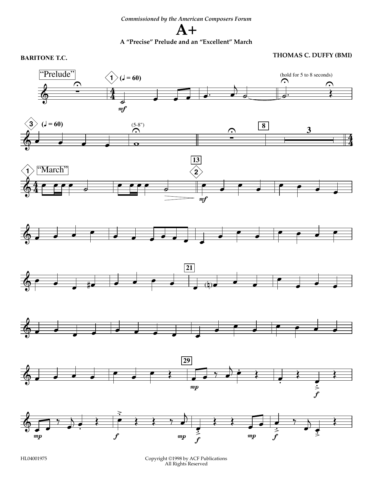 Learn to play Thomas Duffy A+: A Thomas Duffy A+: A