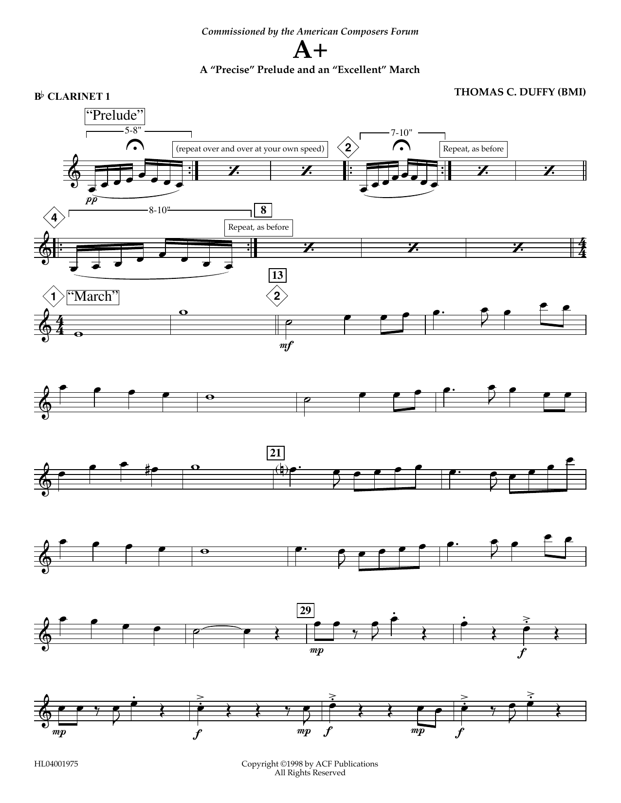Learn to play Thomas Duffy A+: A Thomas Duffy A+: A