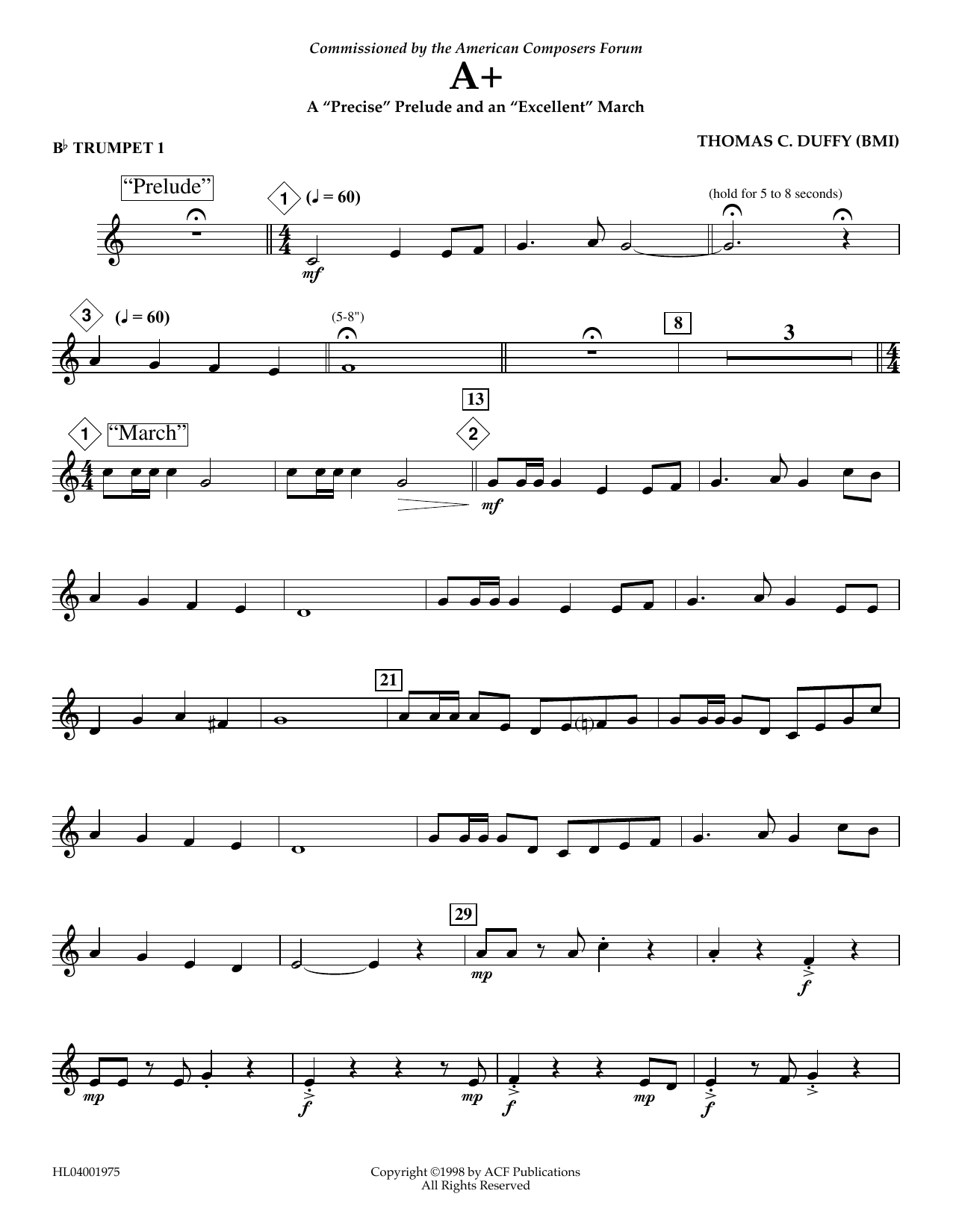 Learn to play Thomas Duffy A+: A Thomas Duffy A+: A