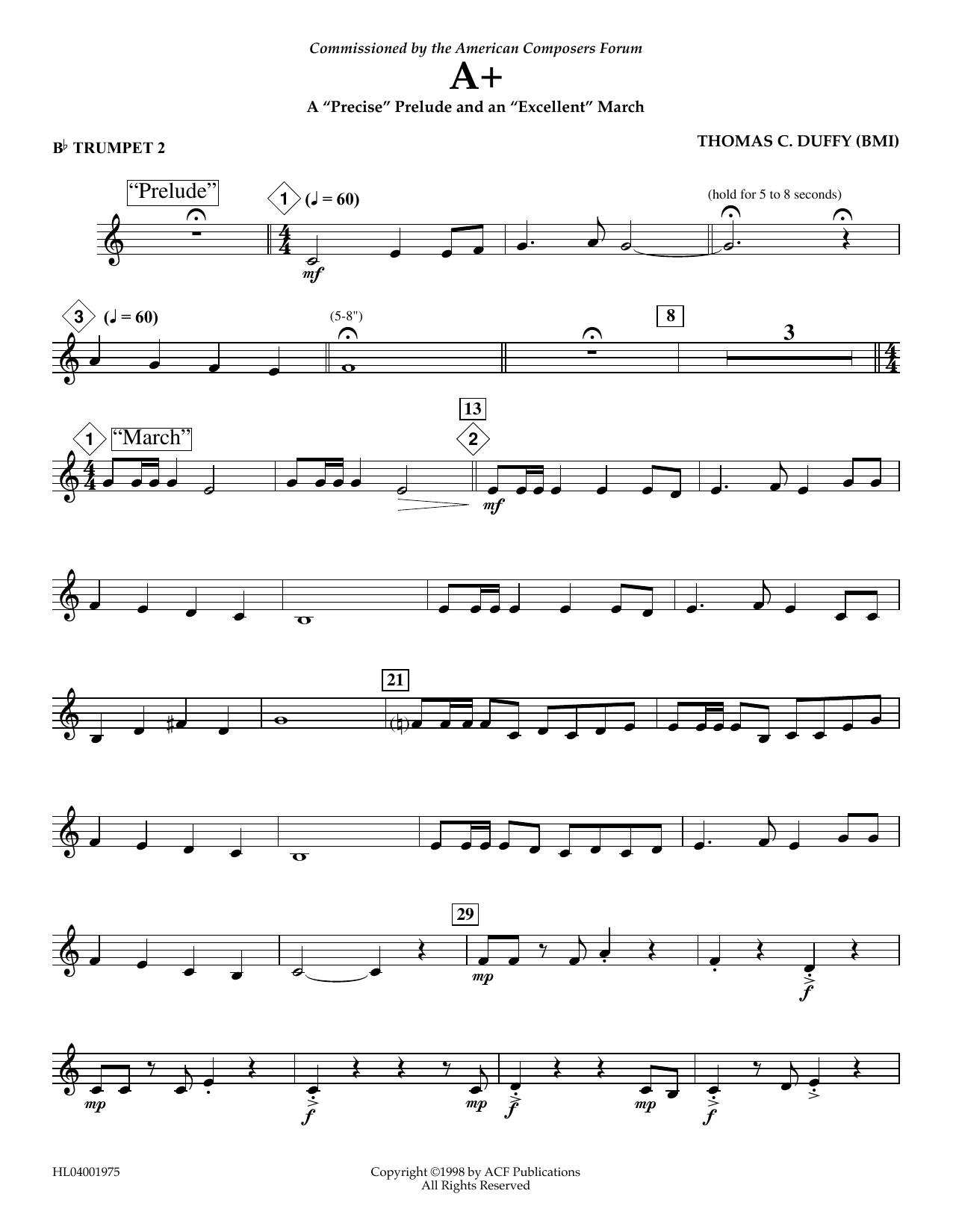 Learn to play Thomas Duffy A+: A Thomas Duffy A+: A