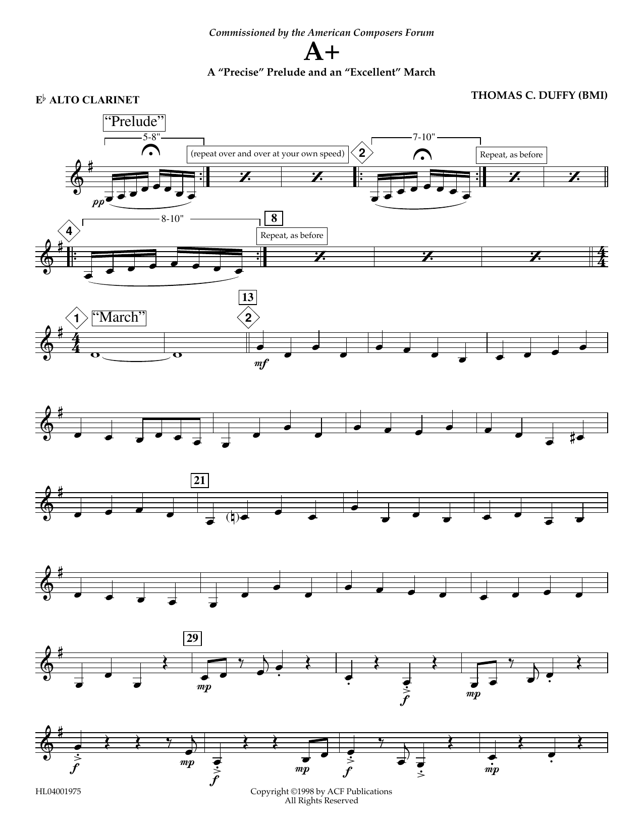 Learn to play Thomas Duffy A+: A Thomas Duffy A+: A