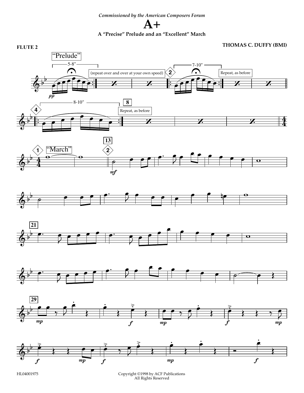 Learn to play Thomas Duffy A+: A Thomas Duffy A+: A