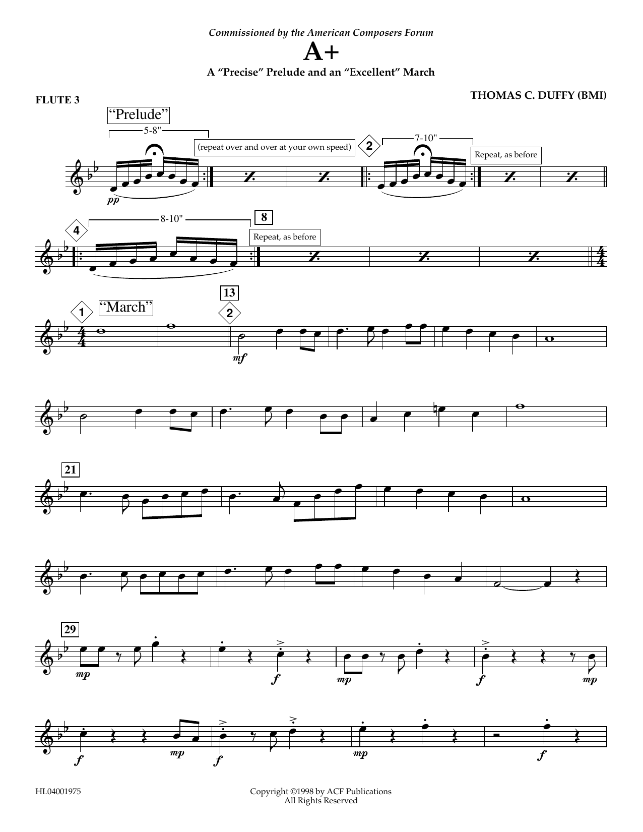 Learn to play Thomas Duffy A+: A Thomas Duffy A+: A