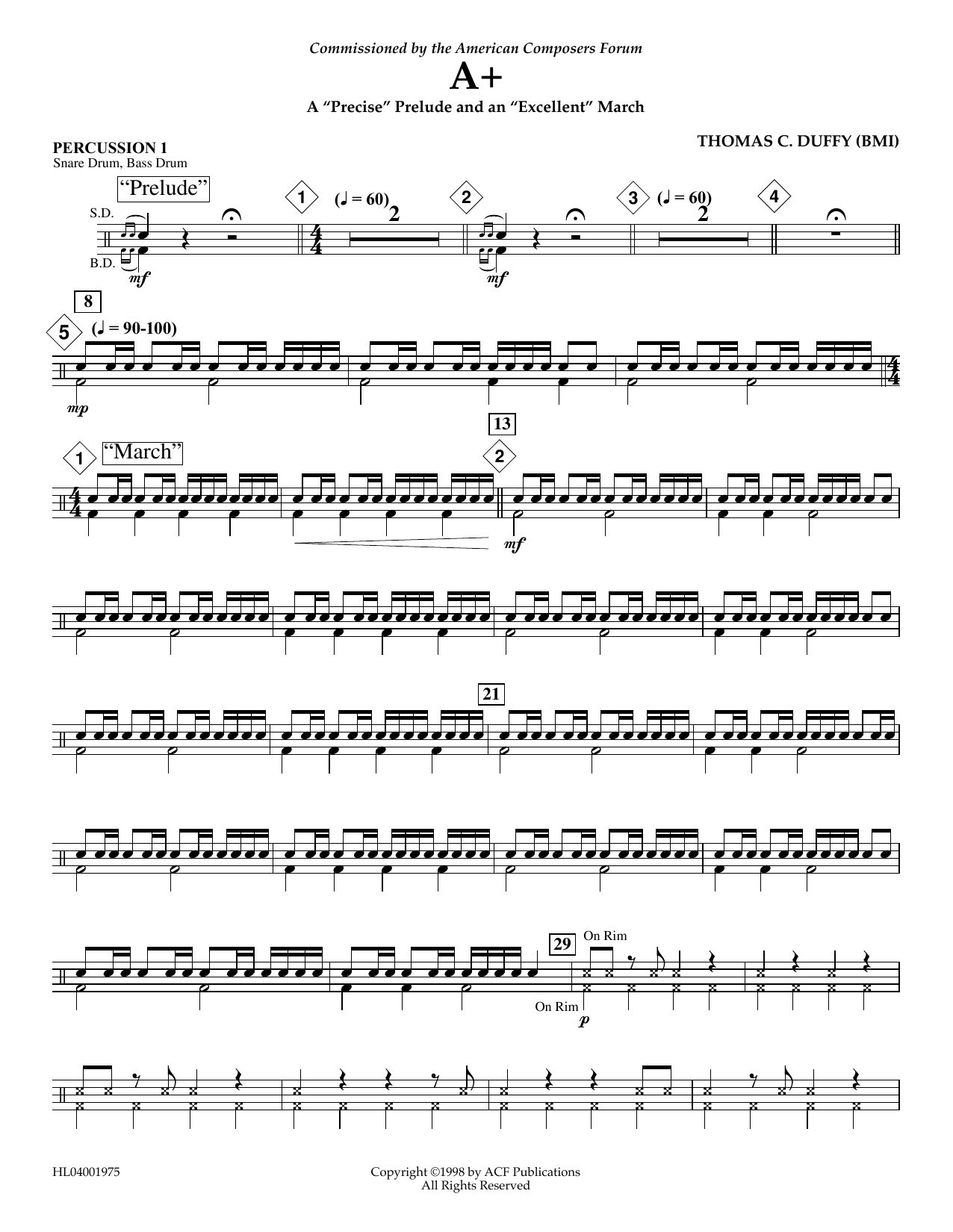 Learn to play Thomas Duffy A+: A Thomas Duffy A+: A