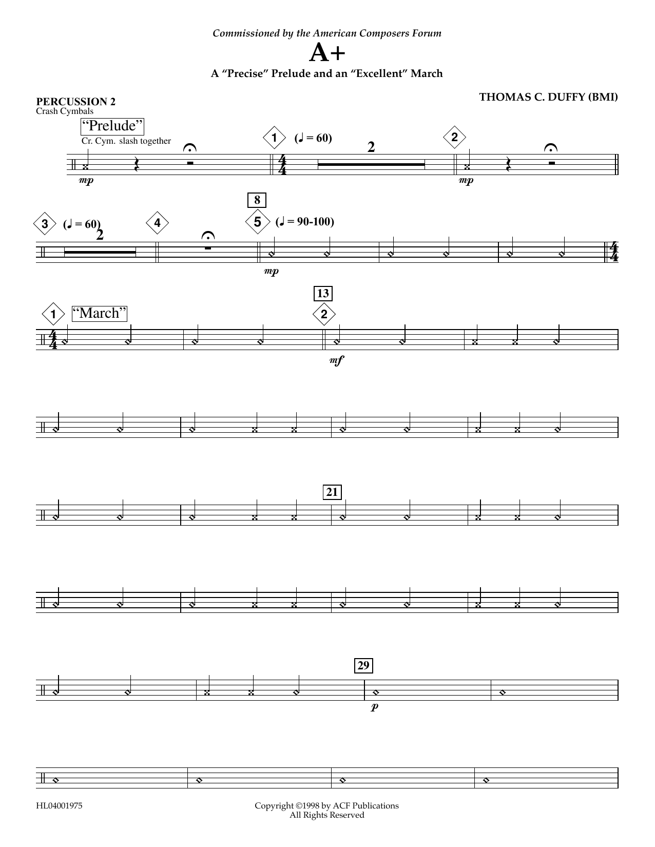 Learn to play Thomas Duffy A+: A Thomas Duffy A+: A