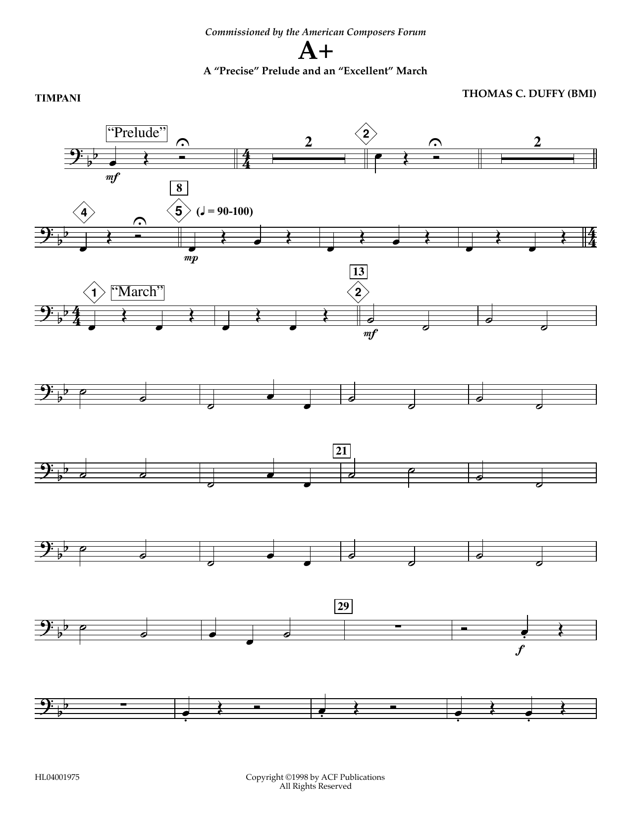 Learn to play Thomas Duffy A+: A Thomas Duffy A+: A