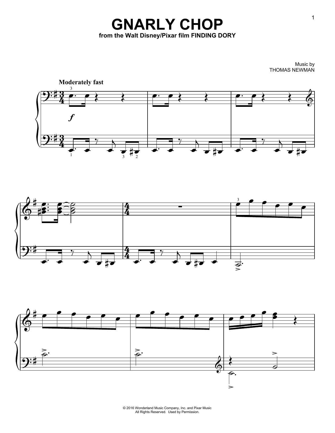 fresh sheet music