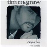 Download or print Tim McGraw with Faith Hill It's Your Love Sheet Music Printable PDF 2-page score for Country / arranged Lead Sheet / Fake Book SKU: 85128
