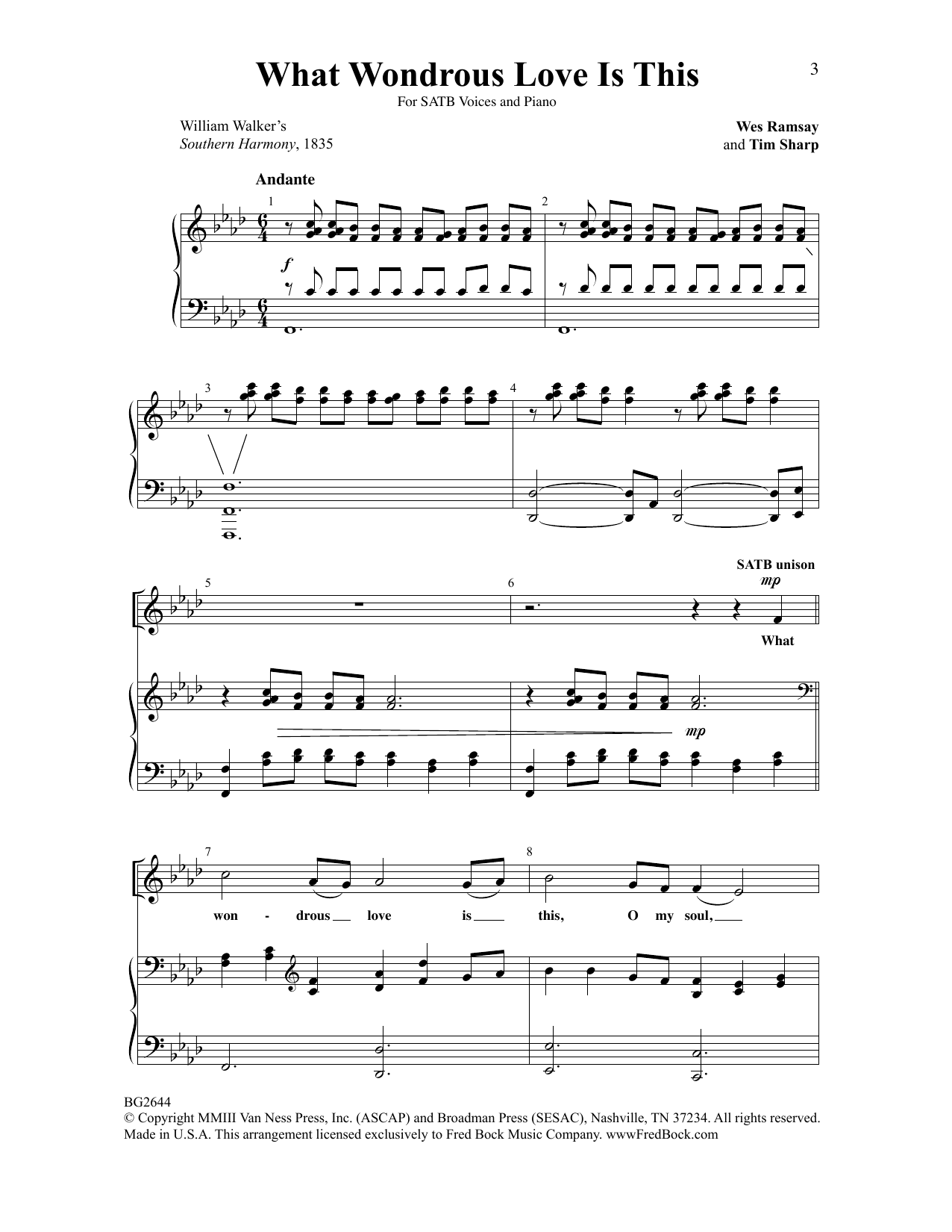 Learn to play Tim Sharp What Wondrous Love Is This sheet music for SATB Choir in minutes. Price: 3.9900$ Tim Sharp What Wondrous Love Is This sheet music notes and chords arranged for SATB Choir
