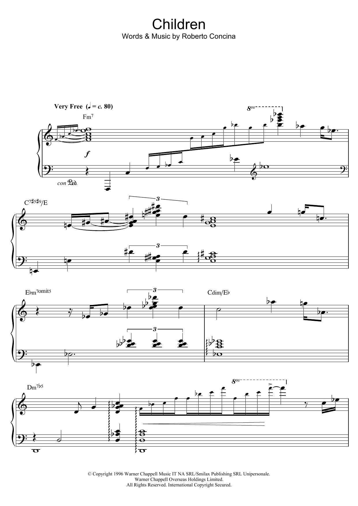 Tokio Myers Children (Interlude) sheet music notes and chords. Download Printable PDF.