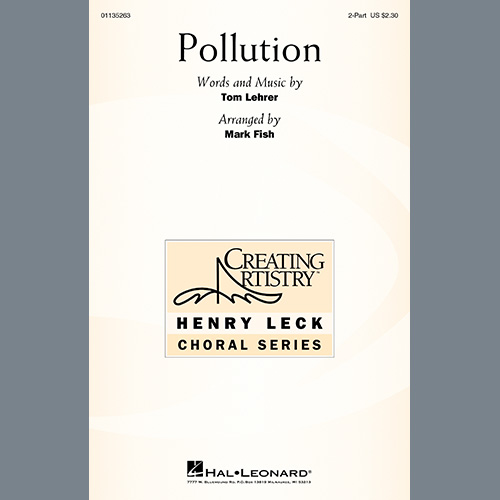 Tom Lehrer Pollution (arr. Mark Fish) Profile Image