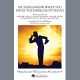 Download or print Tom Wallace My Songs Know What You Did in the Dark (Light 'Em Up) - Alto Sax 1 Sheet Music Printable PDF 1-page score for Pop / arranged Marching Band SKU: 323274