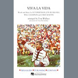 Download or print Tom Wallace Viva La Vida - Electric Bass Sheet Music Printable PDF 1-page score for Pop / arranged Marching Band SKU: 352697
