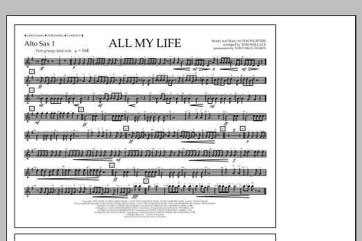 Learn to play Tom Wallace All My Life - Alto Sax 1 sheet music for Marching Band in minutes. Price: 7.8900$ Tom Wallace All My Life - Alto Sax 1 sheet music notes and chords arranged for Marching Band