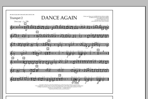 Learn to play Tom Wallace Dance Again - Trumpet 2 sheet music for Marching Band in minutes. Price: 7.8900$ Tom Wallace Dance Again - Trumpet 2 sheet music notes and chords arranged for Marching Band