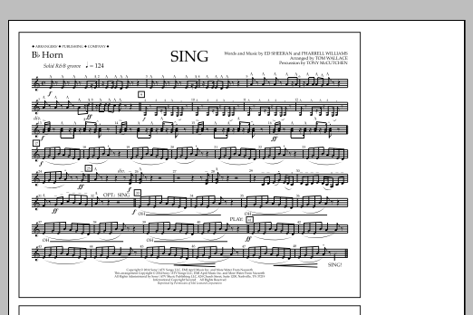 Learn to play Tom Wallace Sing - Bb Horn sheet music for Marching Band in minutes. Price: 7.8900$ Tom Wallace Sing - Bb Horn sheet music notes and chords arranged for Marching Band