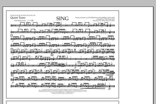 Tom Wallace Sing - Quint-Toms sheet music notes and chords. Download Printable PDF.