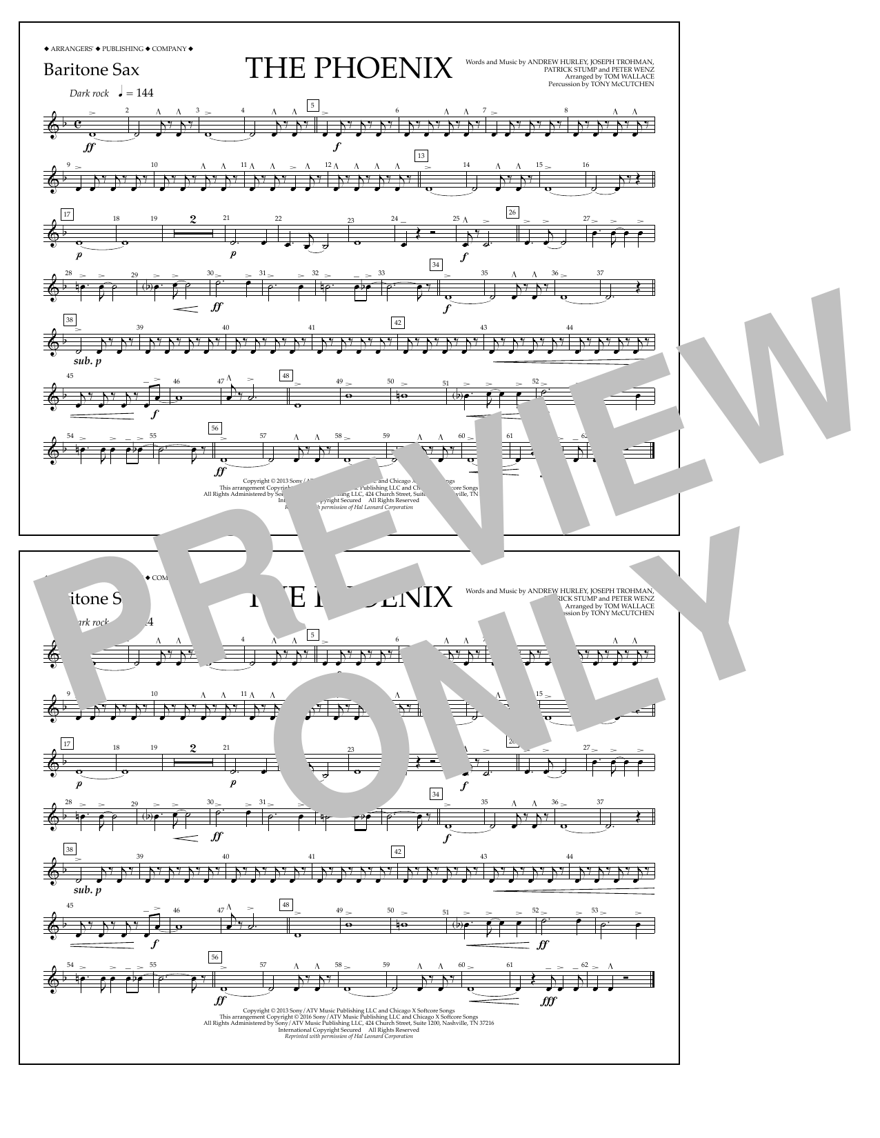 Learn to play Tom Wallace The Phoenix - Baritone Sax sheet music for Marching Band in minutes. Price: 7.8900$ Tom Wallace The Phoenix - Baritone Sax sheet music notes and chords arranged for Marching Band