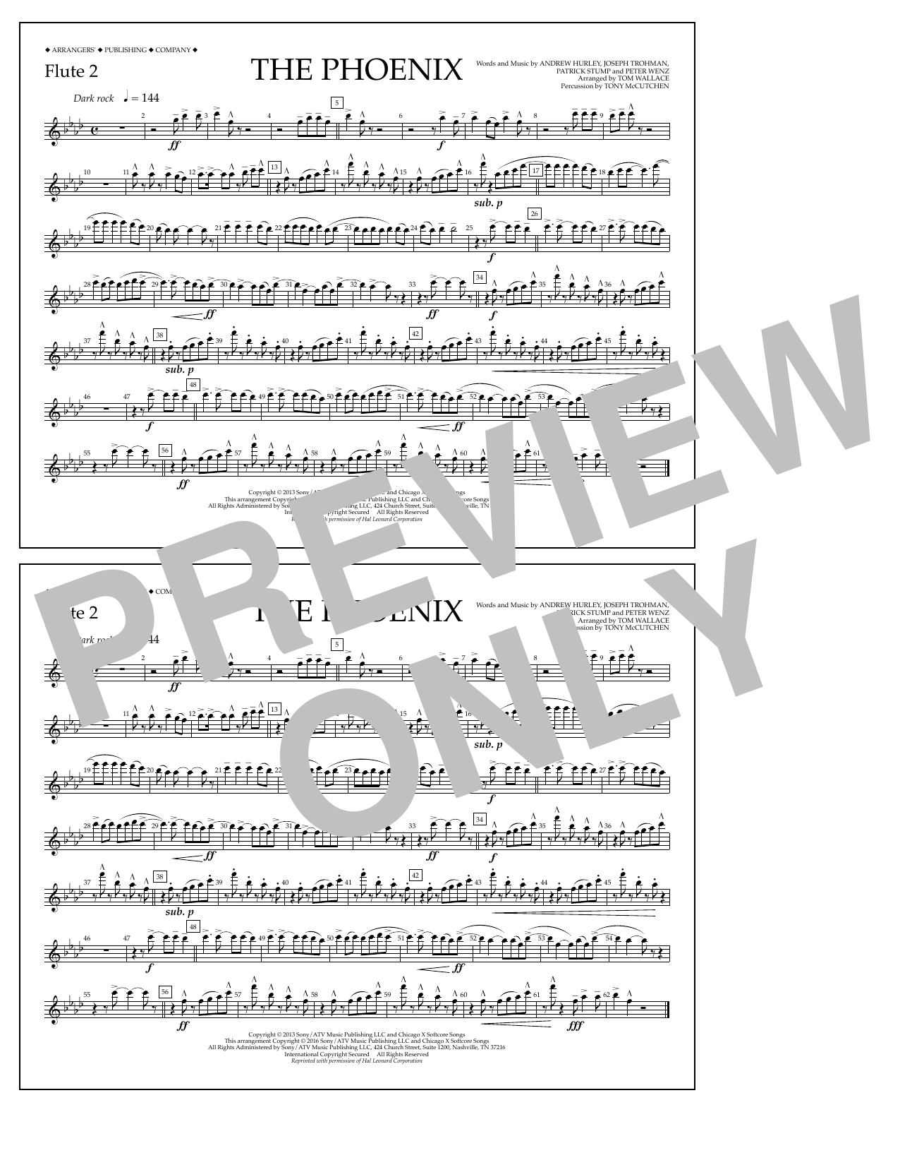 Learn to play Tom Wallace The Phoenix - Flute 2 sheet music for Marching Band in minutes. Price: 7.8900$ Tom Wallace The Phoenix - Flute 2 sheet music notes and chords arranged for Marching Band