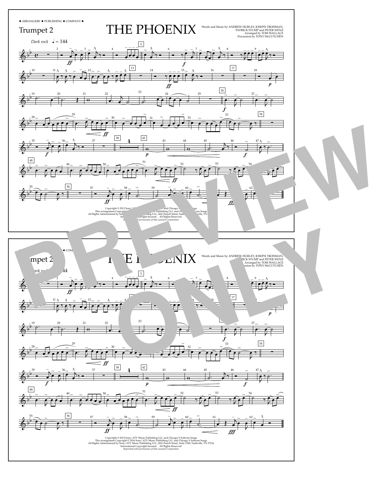 Learn to play Tom Wallace The Phoenix - Trumpet 2 sheet music for Marching Band in minutes. Price: 7.8900$ Tom Wallace The Phoenix - Trumpet 2 sheet music notes and chords arranged for Marching Band