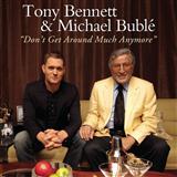 Download or print Tony Bennett & Michael Buble Don't Get Around Much Anymore Sheet Music Printable PDF 5-page score for Jazz / arranged Piano, Vocal & Guitar Chords SKU: 112145