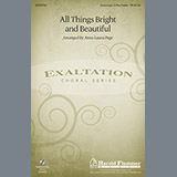 Download or print Traditional All Things Bright And Beautiful (arr. Anna Laura Page) Sheet Music Printable PDF 3-page score for Concert / arranged 2-Part Choir SKU: 95402