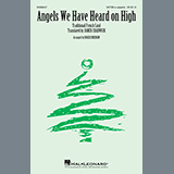 Download or print Traditional French Carol Angels We Have Heard On High (arr. Roger Emerson) Sheet Music Printable PDF 11-page score for Carol / arranged SATBB Choir SKU: 885596