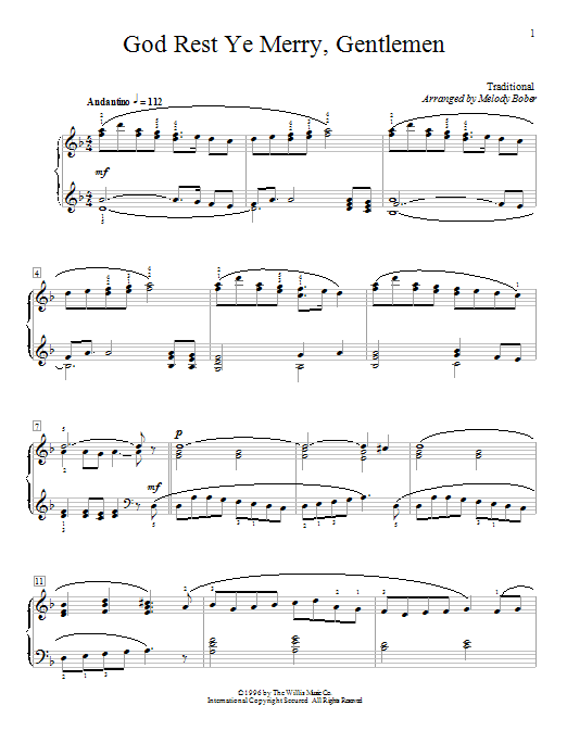Learn to play Traditional God Rest Ye Merry Gentlemen sheet music for Educational Piano in minutes. Traditional God Rest Ye Merry Gentlemen sheet music notes and chords. Download Printable PDF.