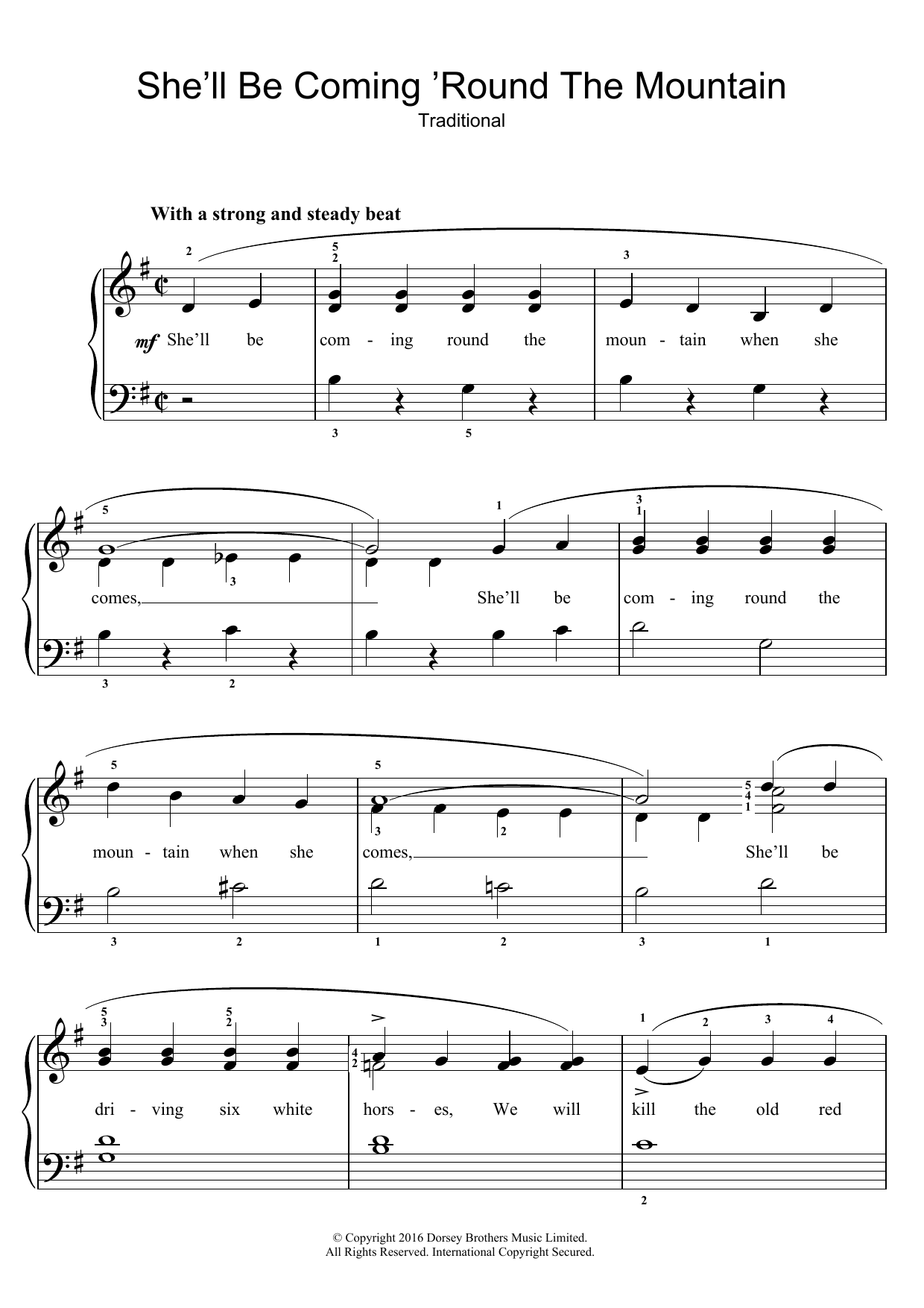 Traditional Nursery Rhyme 