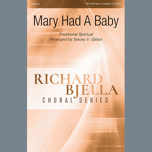 Traditional Spiritual Mary Had A Baby (arr. Stacey V. Gibbs) Profile Image