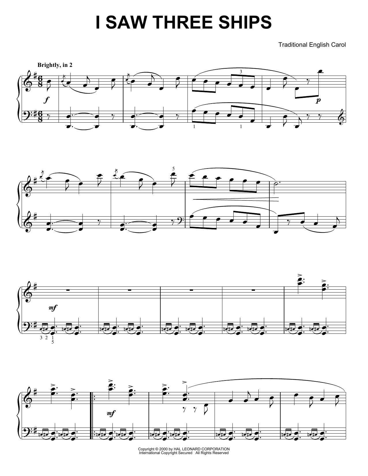 Learn to play Traditional English Carol I Saw Three Ships sheet music for Flute Solo in minutes. Price: 4.4900$ Traditional English Carol I Saw Three Ships sheet music notes and chords arranged for Flute Solo