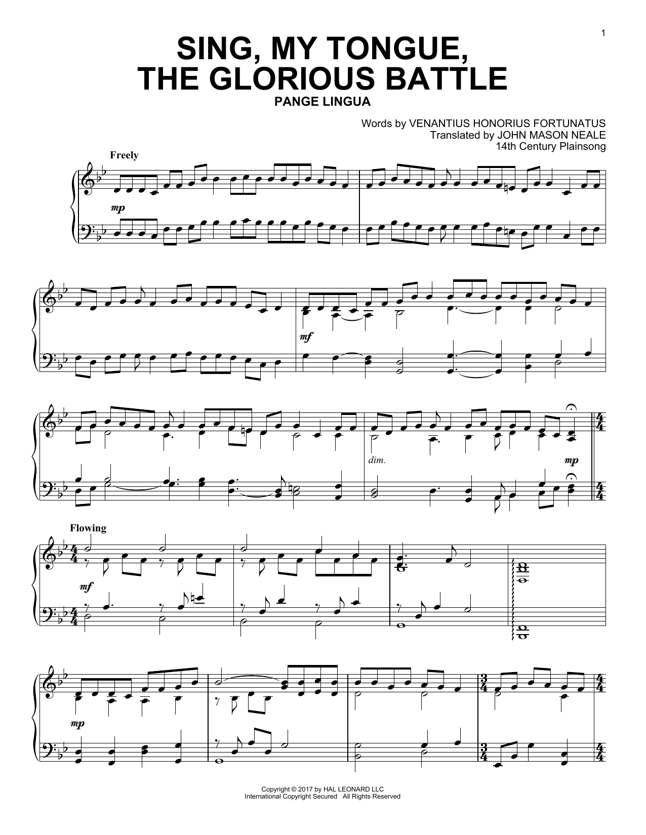 Learn to play Traditional French Melody Sing, My Tongue, The Glorious Battle sheet music for Piano Solo in minutes. Traditional French Melody Sing, My Tongue, The Glorious Battle sheet music notes and chords