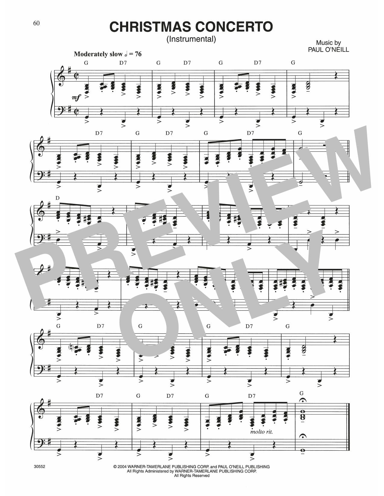 Trans-Siberian Orchestra Christmas Concerto sheet music notes and chords. Download Printable PDF.