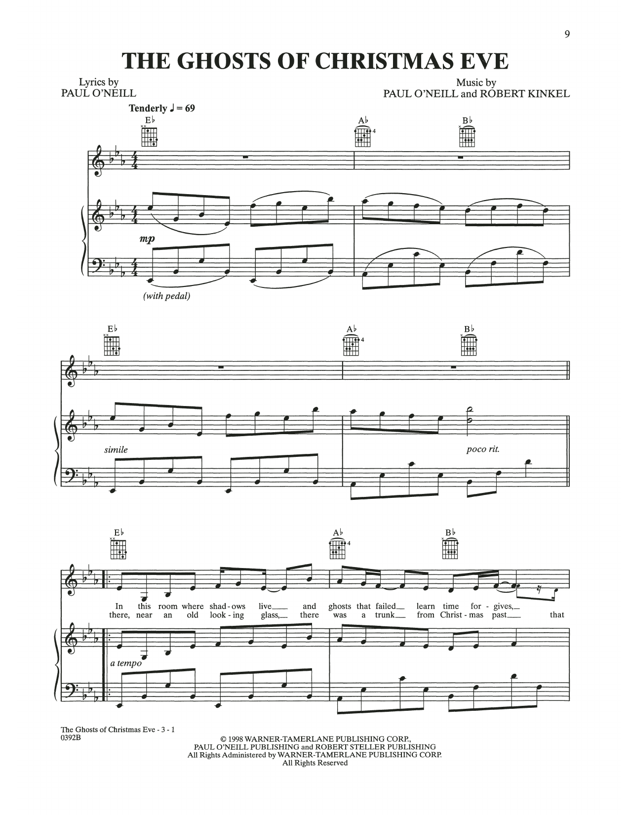 Learn to play Trans-Siberian Orchestra The Ghosts Of Christmas Eve sheet music for Piano, Vocal & Guitar Chords (Right-Hand Melody) in minutes. Price: 6.9900$ Trans-Siberian Orchestra The Ghosts Of Christmas Eve sheet music notes and chords arranged for Piano, Vocal & Guitar Chords (Right-Hand Melody)