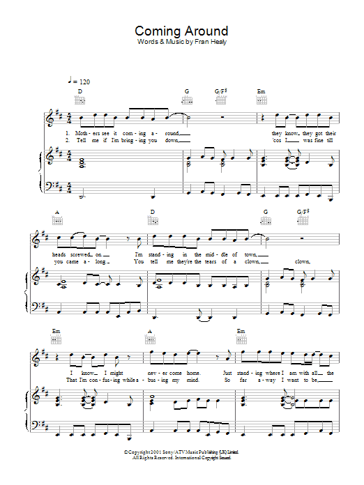 Learn to play Travis Coming Around sheet music for Guitar Chords/Lyrics in minutes. Travis Coming Around sheet music notes and chords. Download Printable PDF.