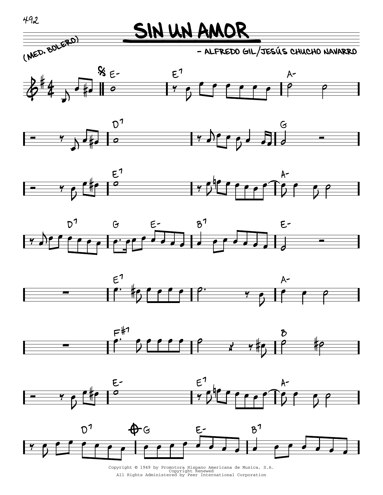 Trio Los Panchos Sin Un Amor Sheet Music Notes Chords Download Printable Pdf 468313 Score