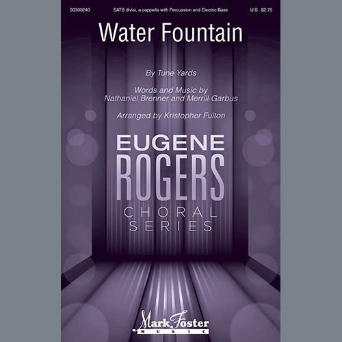 Tune-Yards Water Fountain (arr. Kristopher Fulton) Profile Image