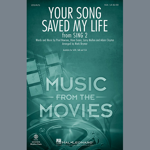 U2 Your Song Saved My Life (from Sing 2) (arr. Mark Brymer) Profile Image