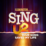 Download or print U2 Your Song Saved My Life (from Sing 2) Sheet Music Printable PDF 5-page score for Film/TV / arranged Piano, Vocal & Guitar Chords (Right-Hand Melody) SKU: 520375