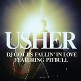 Download or print Usher DJ Got Us Fallin' In Love (feat. Pitbull) Sheet Music Printable PDF 6-page score for Pop / arranged Piano, Vocal & Guitar Chords (Right-Hand Melody) SKU: 76467