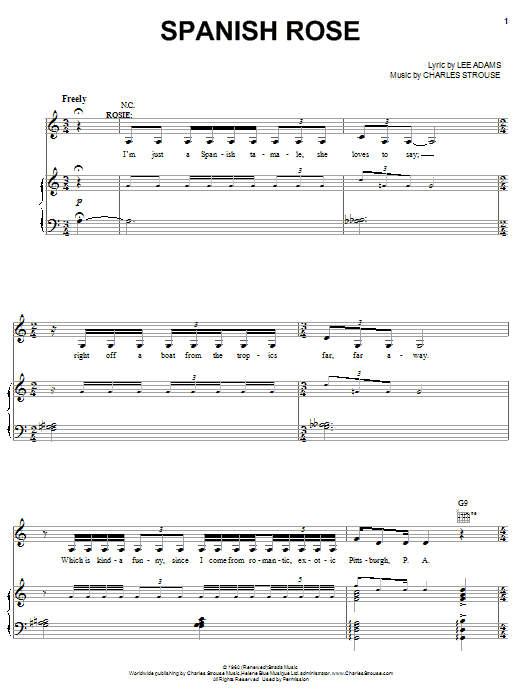 Vanessa Williams Spanish Rose sheet music notes and chords. Download Printable PDF.